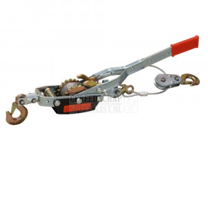 Handtakel met kabel 4 ton 3 haken
