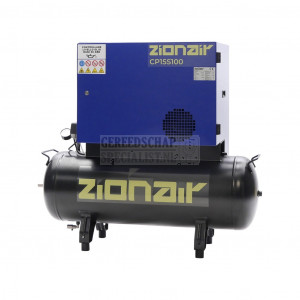 Compressor gedempt 1,5kW 230V  10 bar 100L tank