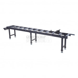 Rollenbaan 12 rollen 3m incl. schaalindeling