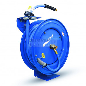 Blubird Luchtslanghaspel enkele arm 10mm x 15mtr
