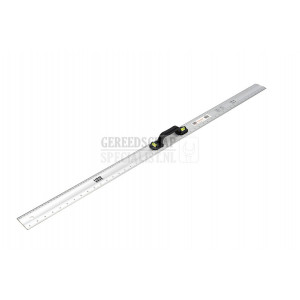Lineaal 1200 mm aluminium met handvat 