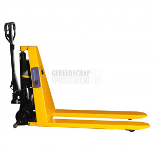Semi-elektrische hoge lift palletwagen 1000kg