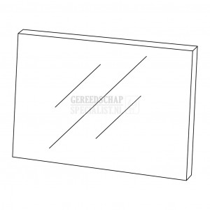 Binnenste afdeklens voor EWH2 5-delig