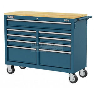 Gereedschapswagen / werkbank 125 cm (BLAUW)