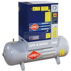 AIRPRESS 400V schroefcompressor combi APS 4 basic