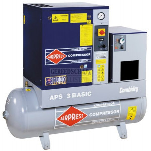 AIRPRESS 400V schroefcompressor combi Dry APS 3 Basic