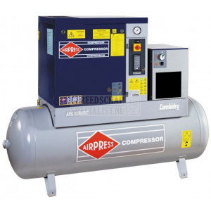 AIRPRESS 400V schroefcompressor combi dry APS 10 basic