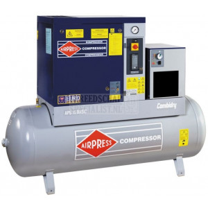 AIRPRESS 400V schroefcompressor combi dry APS 15 basic