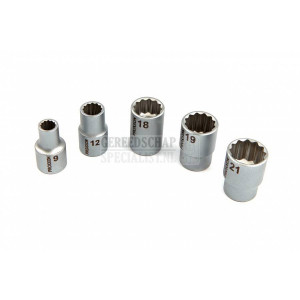 PROXXON 1/2" - 12-kant dop 9 mm