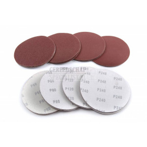 HBM 180 mm klittenband schuurschijven K120 (10 stuks)