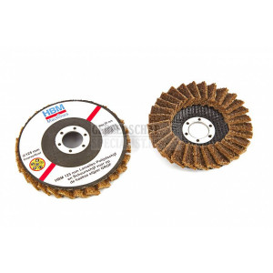 HBM 115 mm lamellen polijst en schuurschijf voor haakse slijper GROF
