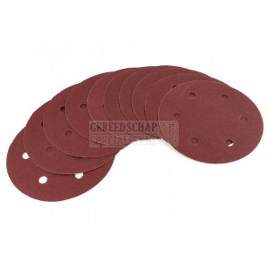HBM 225mm 10-delige k180 schuurschijfset voor wand- en plafondschuurmachine