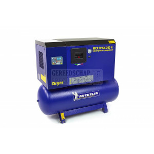 MICHELIN 7,5 PK 270 Liter Gedempte compressor MCXD 958/300N met droger