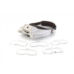 HBM LUXE loupe bril met 5 Lenzen