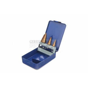 HBM 3-delige conische plaatborenset met TIN coating