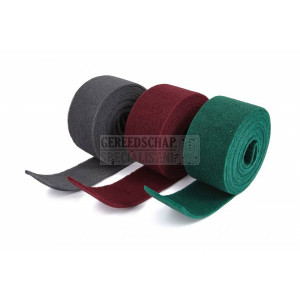 HBM schuurvlies. clean & Finishrol AO 115 mm x 5 meter K320 GRIJS