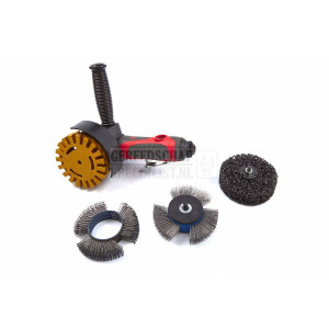 AOK pneumatische satineermachine - borstelmachine - multislijper