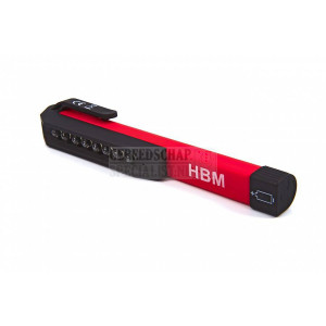 HBM 8 LED mini zaklamp met magneetvoet