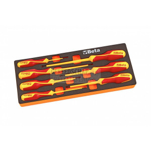BETA M226 - 7-delige VDE schroevendraaier inlay FOAM