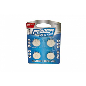 SILVERLINE Lithium Knoopcel batterij CR2032 - 4 stuks