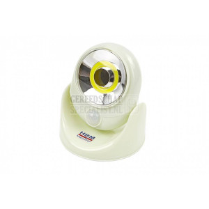 HBM 3Watt COB LED lamp met Sensor 220 Lumen op batterijen