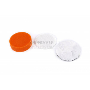 HBM 3-delige 100 mm polijstset voor de polijst / schuurmachine op accu
