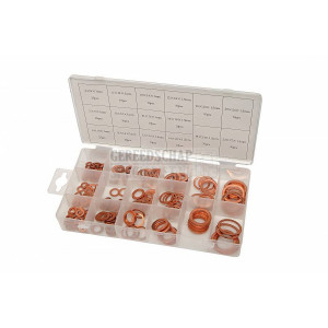 HBM 205-delig koperen ringen assortiment