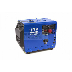 HBM 7900 Watt Standby Silent dieselkrachtstroom generator / aggregaat