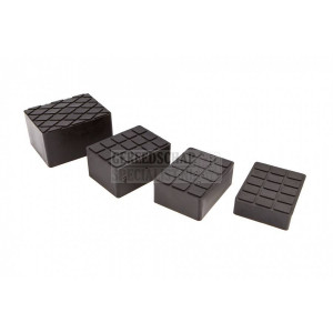 HBM rubberen opname pad / blok 160 x 120 x 80 mm