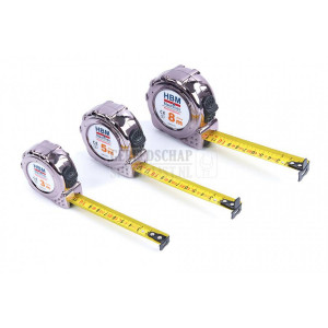 HBM PROFI rolbandmaat. rolmaat 3 m x 16 mm