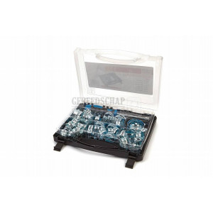 HBM 50-delige slangklemmen assortiment met dopsleutel