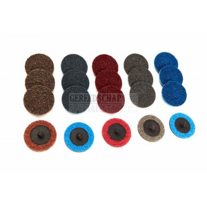 HBM 75 mm schuurvlies extra FIJN GRIJS met roll on opname