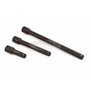 SILVERLINE 3-delige set verlengstukken 1/2" voor slagdoppen