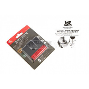 AOK 7-delige PROFI dolle schroeven removerset model Grabit