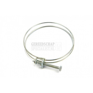 HBM 100 mm slangklem voor HBM 100 mm afzuigslang