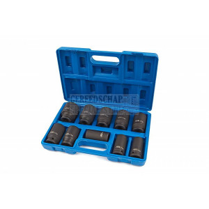 HBM 10-delige 3/4" krachtdoppenset grote maten"