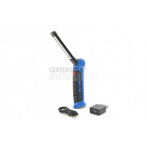 HBM 300 Lumen PROFI opvouwbare en oplaadbare LED lamp met haak en magneet