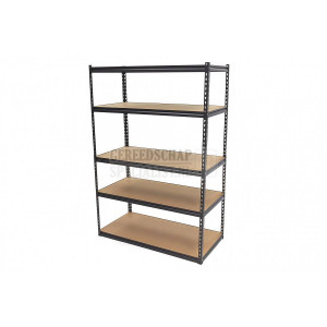 2-delige PROFI extra brede legbordstelling / garagestelling 5 x 60 Kg