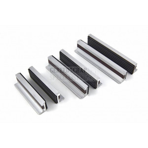 HBM 100 mm aluminium opzetbekken met rubber voor extra grip