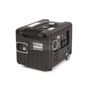 HBM HY4000i generator / inverter met 4000W benzinemotor en afstandsbediening