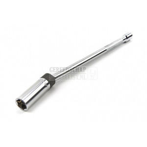 HBM bougiesleutel magnetisch met kniegewricht extra Lang 3/8" opname"
