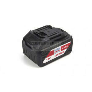 HBM accu voor De HBM 18 Volt PROFI Dual Action variabele polijstmachie op accu