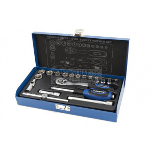 HYUNDAI 20-delige 1/4" dopsleutel set CrV