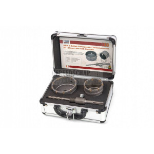 HBM 2-delige gatzagenset. dozenborenset 60 - 80mm met SDS-opname