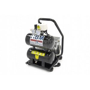 HBM 10 Liter 1.0 Pk PROFI draagbare LOW NOISE compressor