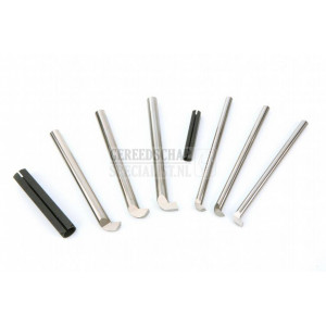 HBM 6 mm 4-delige HSS binnendraaibeitelset met spanhuls