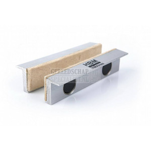HBM 100 mm aluminium opzetbekken met vilt
