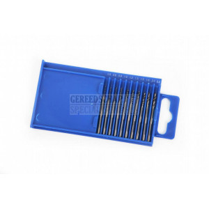 HBM 10-delige HSS borenset 0,5 - 2,2mm