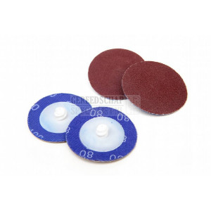 HBM 75 mm K120 schuurschijf met roll on opname