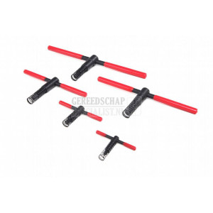 HBM 13 x 13 mm universele klauwplaatsleutel met veiligheidsveer